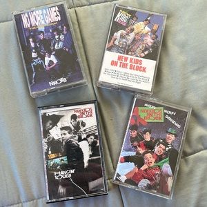 New Kids On The Block Cassettes (set of 4)